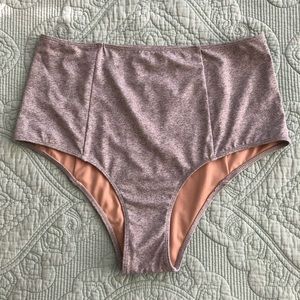 Kortni Jean Medium high rise swim bottoms